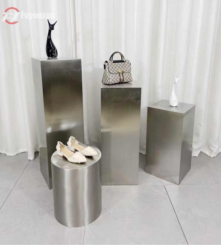 stainless steel platform  and  console